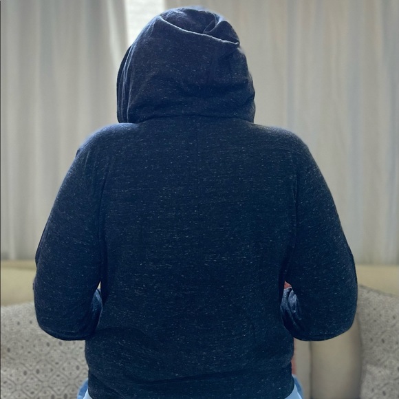 Plus Size Sportswear Gym Vintage Hoodie - Picture 3 of 3